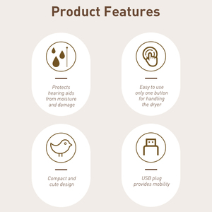 Accesorios de audífono con certificado CE ROHS, secador de temporizador de <span class=keywords><strong>exhalación</strong></span>, ayuda auditiva de rendimiento, nuevo diseño - Product Image 3