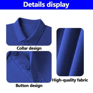 Camisa de Uniforme, Polo de Poliéster, Polos Personalizados con Logotipo Bordado, Publicidad Empresarial, Polo de Golf con Bordado Promocional - Product Image 3