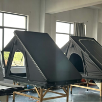 Zentopia Pop-up Dachzelt 30 Sekunden Schnellaufbau Automatisches Aluminium-Dreieckszelt für SUV Familien-Camping Vier Jahreszeiten