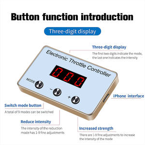 Honda ve Acura Araçlar için 9 Sürücülü Elektronik Gaz Kelebeği Kontrol Cihazı Accord Civic CR-V TL TSX için Evrensel ETCS Tepki Güçlendirici - Product Image 3