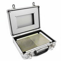 Étui de transport portable en aluminium pour écran d'affichage de vol personnalisé, mallette industrielle