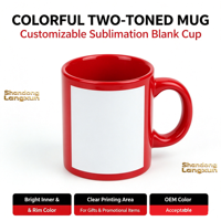 Prix d'usine, vente en gros, mugs en céramique fluorescents créatifs de 11 oz, personnalisables, impression par sublimation, logo personnalisé, gravure au laser