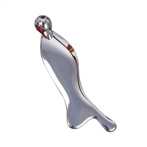Chinesische traditionelle Gesundheitstherapie Schönheitslifting Nase-Gesichtsmassagegerät Metall Gua Sha-Brett - Product Image 1