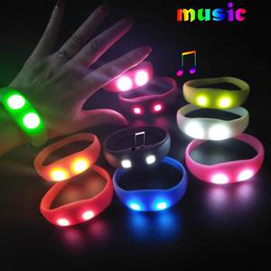 Bracelet LED à commande vocale et sonore pour événements, idéal pour les mariages et les fêtes – Meilleur prix - Product Image 3