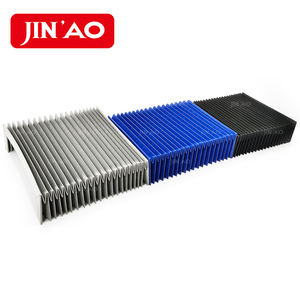 Housse de soufflet <span class=keywords><strong>accordéon</strong></span> résistante aux hautes températures, longue durée, en nylon noir flexible, marque JINAO, certifiée ISO9001 CE pour CNC - Product Image 2