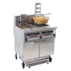 Friteuse électrique 17+17KW avec levage et filtration automatiques 2x22 litres - Product Image 1