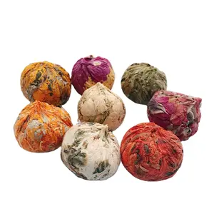 UAS vendita calda popolare lavanda viola gelsomino piramide bustina di tè tè fiore