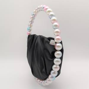 Precio de fábrica Bolso de noche de cuero Uniquefaux para mujer 21cm Tamaño del anillo 12cm Altura 6cm Ancho Accesorios de moda - Product Image 5