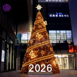 Guirlande lumineuse décorative LED IP65 pour Noël, idéale pour l'aménagement extérieur de centres commerciaux, hôtels, places et événements de Noël - Product Image 5