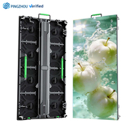 Pantalla LED Curva de Alquiler para Interiores y Exteriores, Fondo de Pantalla LED a Todo Color P3.91, Pantalla LED de 500x500 Milímetros, Video Wall LED
