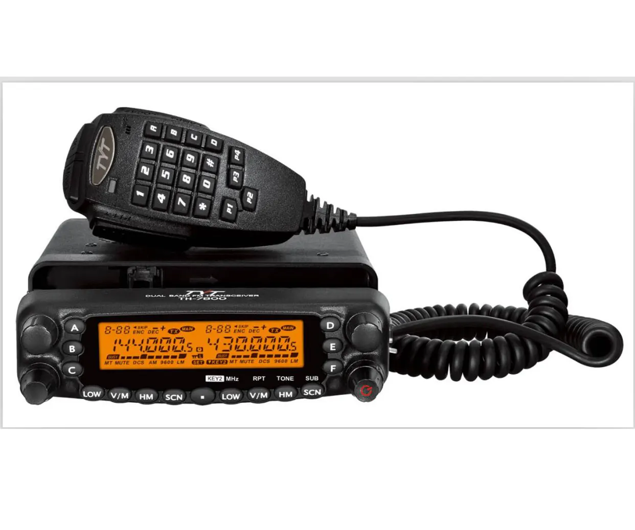 TYT TH-7800 mobile bi-bande radio 50W puissance de sortie vhf/uhf émetteur-récepteur fm