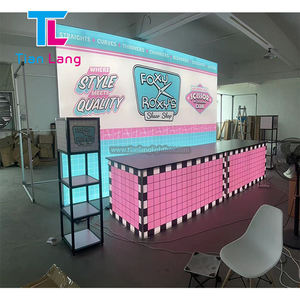 Tablero de mesa luminoso de acrílico blanco de Montaje simple, equipo de feria comercial, pantalla de caja de luz para actividades de recepción y exposiciones - Product Image 1