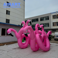 Arche gonflable flamant rose pour anniversaire de mariage, décoration de fête