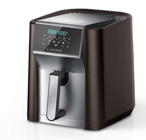 Freidora de Aire Eléctrica Digital de Acero Inoxidable de 5.5 Litros con Logotipo Personalizado, Horno de Convección sin Aceite, Saludable, Estilo Dubái - Product Image 6