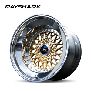 ล้อ RS Custom Deep Lip Super RS แบบ 3 ชิ้น ผลิตด้วยวิธีฟอร์จ ขอบ 4x100 5x120 ขนาด 15 16 17 นิ้ว สำหรับ BMW E30 VW <span class=keywords><strong>Golf</strong></span> <span class=keywords><strong>Mk3</strong></span> Miata - Product Image 3