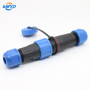 מחבר מערכת אנרגיה סולארית IP68 עמיד למים מחומר ניילון ופליז 10A דגם LD16/SP16 2/3/4 פינים ללא הלחמה עם הברגה זכר/נקבה - Product Image 1