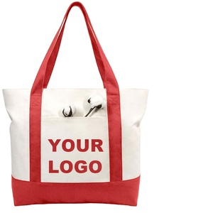 Wholesale Custom Tote <b>Bags</b> for Women <b>Reusable</b> <b>Shopping</b> <b>Bag</b> with logo Silk Screen Cotton Canvas <b>Shopping</b> Tote for Daily - Product Image 1