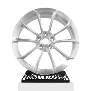 Rueda de Aleación Ligera Multirradio Plateada Pulida para Coche, 17 18 19 20 21 22 24 26 Pulgadas, Llanta Forjada 5X112 5X120 para Audi RS <span class=keywords><strong>BMW</strong></span> BENZ - Product Image 2