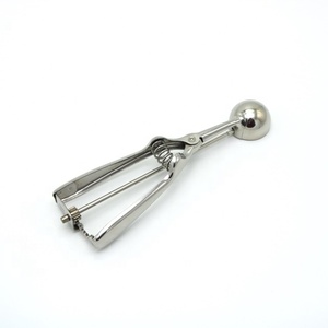 Cuillère à glace en acier inoxydable pour sorbet, pâte à biscuits, fruits, melon, boulettes de viande, avec déclencheur pour enfants - Product Image 6