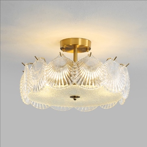 Scandinavian ánh sáng sang trọng phòng ngủ trần ánh sáng hiện đại đơn giản đèn thủy tinh phòng khách phòng ăn trang trí đèn - Product Image 3