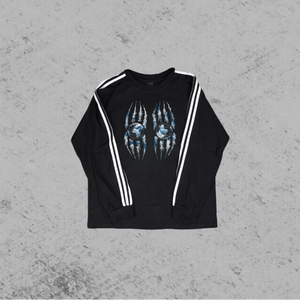 Sweat à capuche surdimensionné en tissu éponge avec motif de lettres personnalisé pour homme, sérigraphie, écologique, respirant - Product Image 1