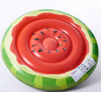 Bouée gonflable en forme de pastèque, lit flottant en PVC pour piscine, plage et fêtes aquatiques estivales