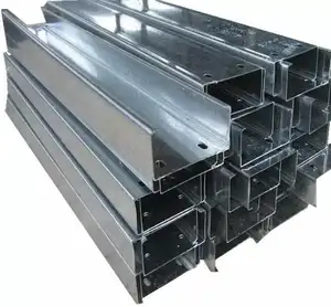 ホットディップスチールSt37St35 St52 A53 A36 C purlings U C channel U Beam with Fast delivery