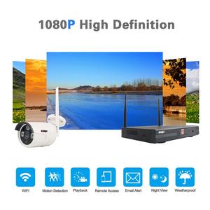 Offre Spéciale 4ch 2MP 1080p système de sécurité sans fil étanche WiFi caméra NVR kit - Product Image 6