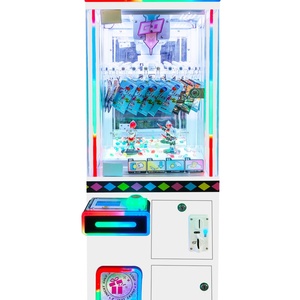 NINIX NINIX-6352 Mini Lucky Clip Coin Operated Crane Machine Precision Clamp <b>Control</b> Colorful LED Lighting Metal 1 Year - Product Image 2