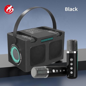 Altavoz Karaoke Bluetooth Inalámbrico A832 de Fábrica al por Mayor para el Hogar y la Familia, con <span class=keywords><strong>Potencia</strong></span> de Salida de 8W*<span class=keywords><strong>2</strong></span> y <span class=keywords><strong>2</strong></span> Micrófonos - Product Image 1