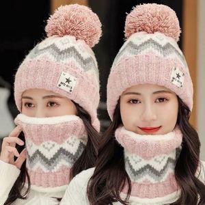 Gorro de Invierno Unisex, Cálido y Grueso, de Dos Piezas, de Poliéster/Algodón, Tejido, con Pompón, de Alta Calidad, para Negocios, Ciclismo y Actividades al Aire Libre - Product Image 2