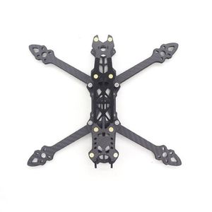 Kits de châssis en fibre de carbone HSKRC MAK4 7 pouces 295 mm, épaisseur des bras de 5 mm, poids 130 g/140 g pour drone quadricoptère de course freestyle RC DIY - Product Image 1