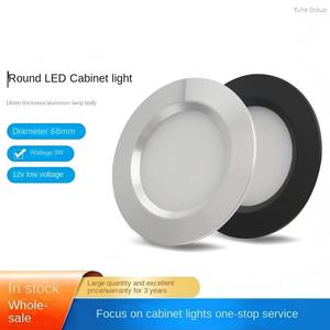 Foco LED Empotrado Moderno de 12V CC, 3W, IP65, 90mm, para Techo, Hogar, Oficina, Cocina, Mostrador, Gabinete, Baño, Espejo - Product Image 2
