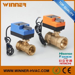 Van điều khiển điện winvall xử lý nước AC220V cơ giới thiết bị truyền động bằng đồng thau bóng van BSP nhỏ 2 cách lưu lượng nước van DN40 - Product Image 4