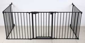 Jaula plegable modular para animales, valla de ejercicio personalizada de gran tamaño, corralito para mascotas, cerca de 8 paneles pesada - Product Image 4