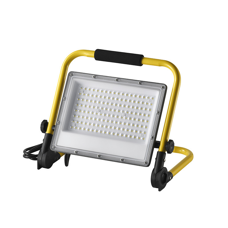 KCD 9 Inch 6V 30W IP65 Waterproof Cold White LED Work Light-Portable Rechargeable for Camping Garden & Construction Use