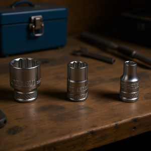 Fervi Polygonal <b>Socket</b> Wrench Normal Series <b>12</b> <b>Point</b> Chrome Vanadium Steel - Product Image 3