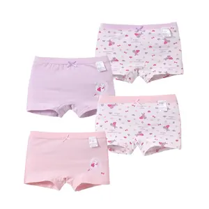 Tùy Chỉnh Tinh Khiết Cotton Cô Gái Quần Lót Đáng Yêu Bé Kids Đồ Lót Trẻ Em Đồ Lót