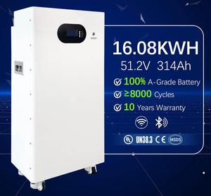 <b>48V</b> 15kWh Lithium <b>Battery</b> Solar Energy System Stackable Whole House Solar Mounting for Home Energy Storage - Product Image 1