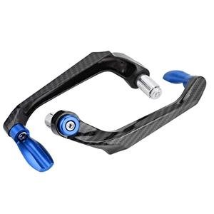 Protège-levers de moto universels en alliage d'aluminium de 7/8 pouces, bleus, pour protéger le guidon et le frein - Product Image 1