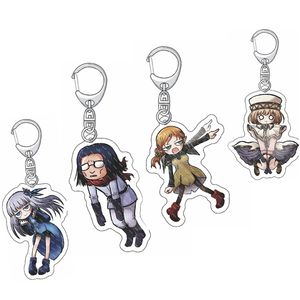 Anime <span class=keywords><strong>Isekai</strong></span> Ojisan Oncle d'un autre monde Porte-clés Cartoon Cosplay Pendentif Prop Punk Style Car Key Ring Accessoires Fans Gift - Product Image 2