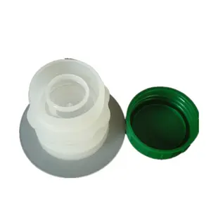 中国供应商38毫米螺旋盖配件和壶嘴，用于盒装果汁袋