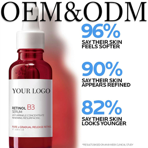 Suero Facial OEM ODM de Marca Privada con Retinol, Vitamina B3, Vitamina C, Ácido Hialurónico y Niacinamida, Iluminador, Blanqueador, Antiarrugas y Antienvejecimiento - Product Image 2