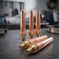 Buse de découpe au gaz GPN 1 en cuivre pour mélange plasma-acétylène, type standard