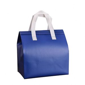 Sac isotherme personnalisable en non-tissé pour repas, 20L, avec film PP aluminium, pour café frais à emporter, recyclable - Product Image 6