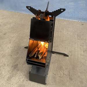 เตาไม้แบบพกพาสำหรับตั้งแคมป์ ปิกนิก และเดินป่า รุ่นใหม่ล่าสุด - Product Image 3