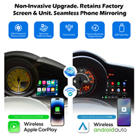Ferrari F488 ve F12 ile uyumlu 5 inç gösterge ekranlı LVDS Kablosuz CarPlay Android Auto Retrofit Kiti