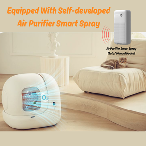 <span class=keywords><strong>PETKIT</strong></span> Contrôle automatique par application Toilette pour chat Boîte à <span class=keywords><strong>litière</strong></span> pour chat autonettoyante avec purificateur d'air en spray - Product Image 4