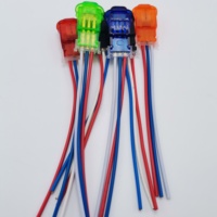Luz de freno de emergencia Universal colorida e interruptor de peligro para HONDA Scooter interruptor botón pulsador en interruptores de motocicleta de embalaje