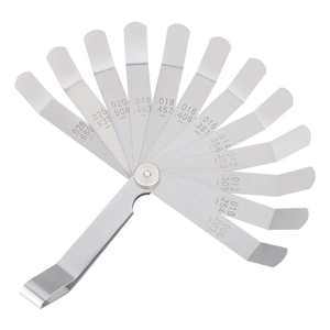 เครื่องวัดความรู้สึกข้อศอก<span class=keywords><strong>12</strong></span>/16ใบมีด,ระบบเมตริกเหล็กเกจวัดความหนาหลายขนาด0.203-0.66/0.127-0.508 - Product Image 2